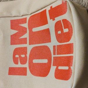 Cute I am on diet bag